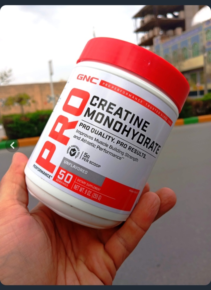 کراتین مونوهیدرات جی ان سی GNC فوق حرفه ای